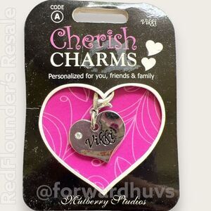 Bundle Sale 3 for $15| Cherish Charms | Vikki | Name Charm